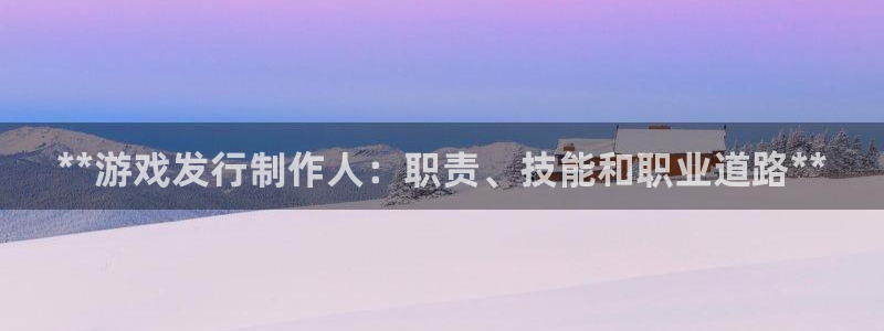 新城平台注册流程图：**游戏发行制作人：职责、技能和职业道路**